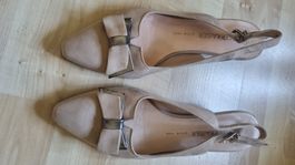 Peter Kaiser! Slingbacks mit Kittenheel, Gr. 4 1/2