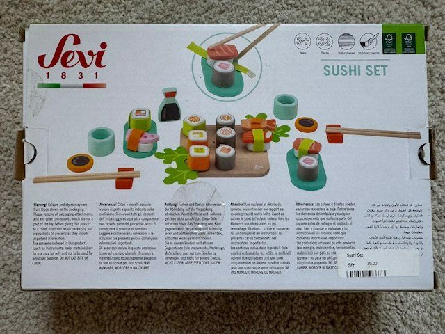 Giocattoli: Holz Sushi Set SEVI – Usato da Uitikon Waldegg venduto da pit_r6q9 1
