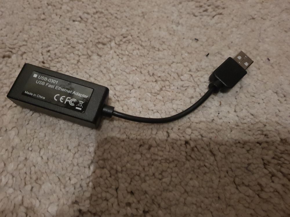 Lecteurs & Adaptateurs: Usb Fast ethernet adapter – D'occasion à Gerlafingen par diotech