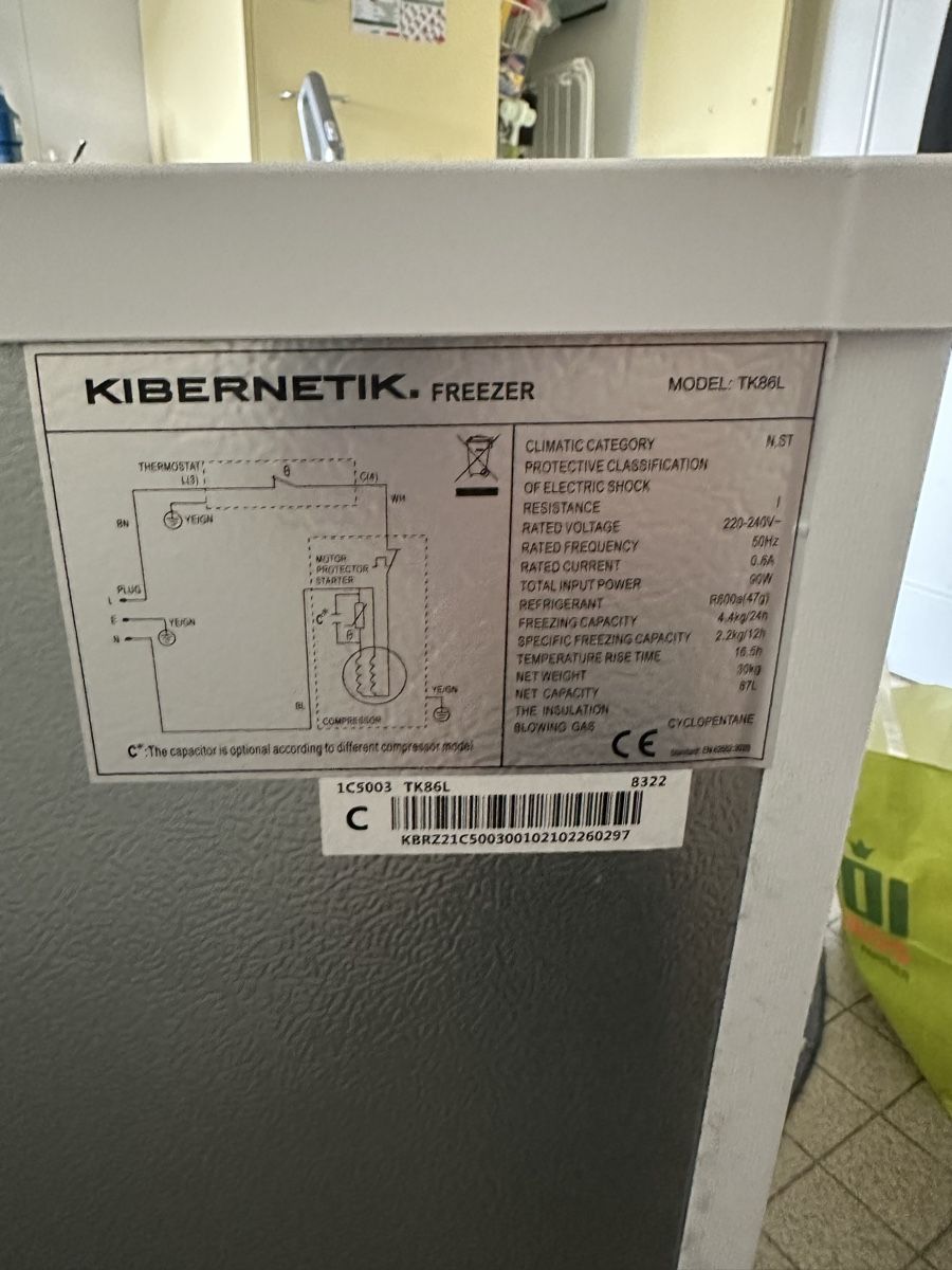 Congelatori: KIBERNETIK Gefrierschrank TK86L 3 Fächer – Usato da Bern venduto da mom_d6hv 4