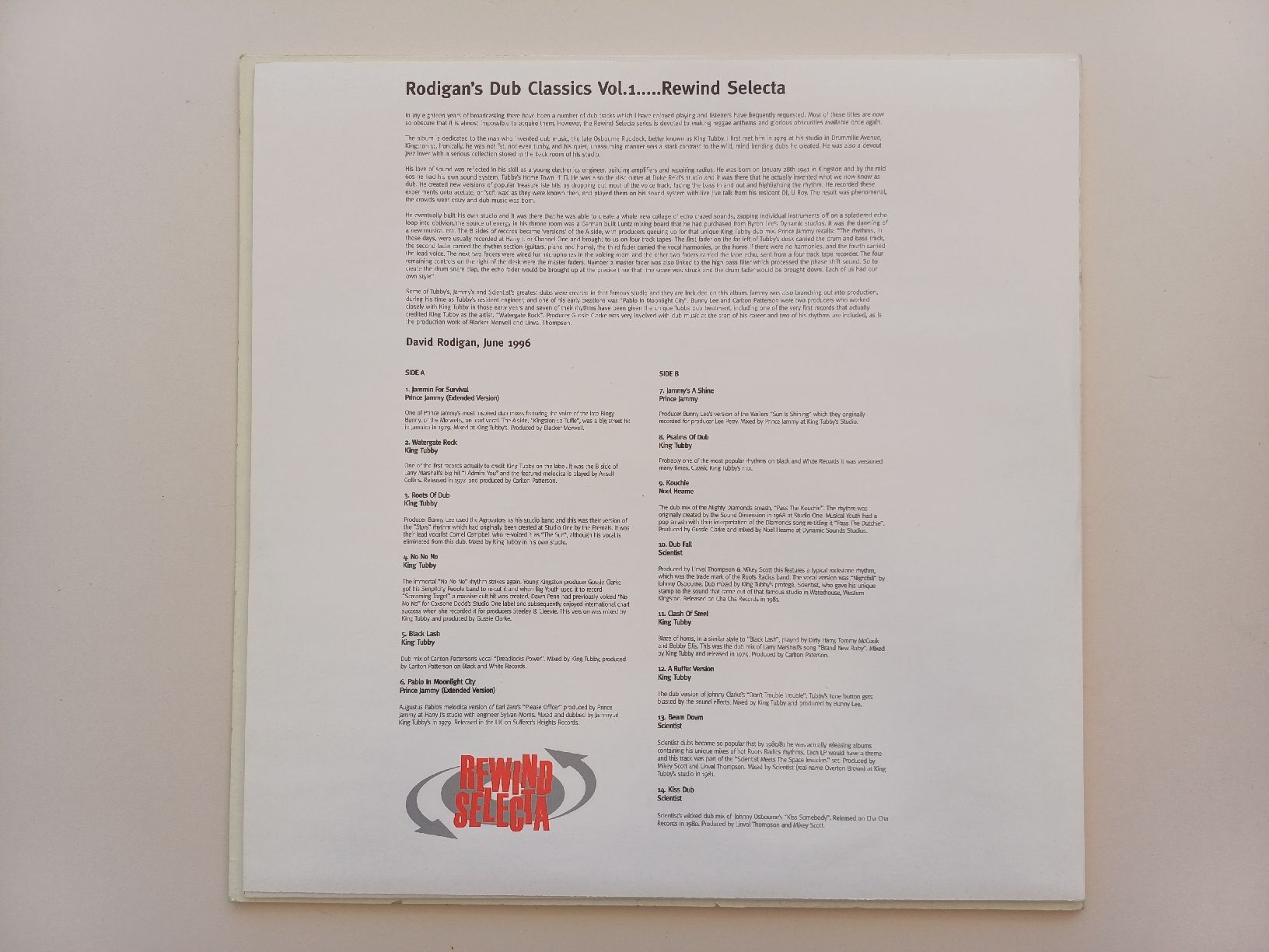Dischi in vinile: Rodigan's Dub Classics - Serious Selections Vol.1 - LP – Usato da Begnins venduto da Drastic-Sound 2