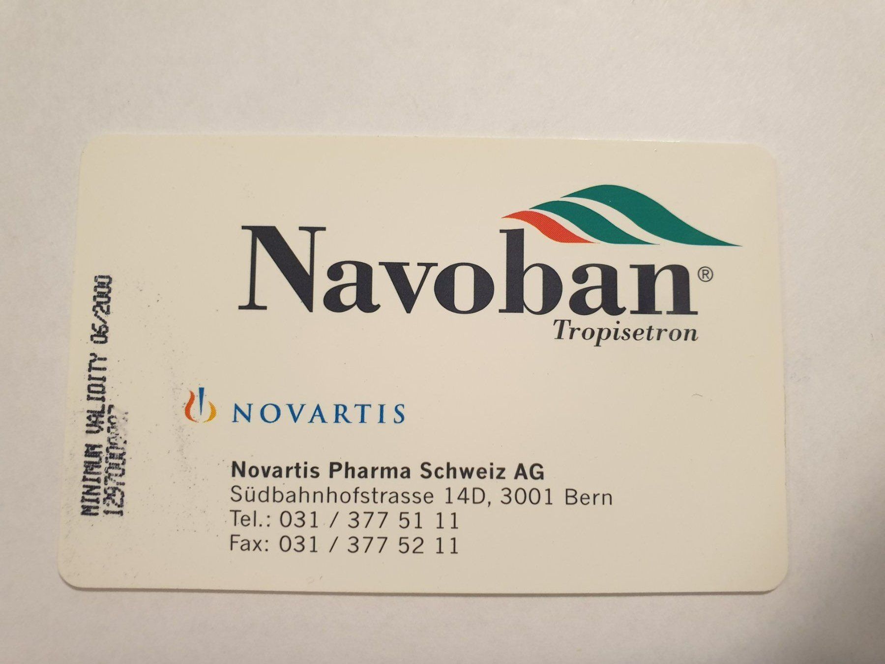 Schede telefoniche: Novartis Navoban ungebr. – Nuovo (secondo la descrizione) da Rain venduto da chesz 1