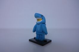 LEGO Minifigur CMF Serie 15 Mann im Haikostüm