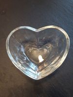 Herz Glas, herzförmige kleine Glasschale