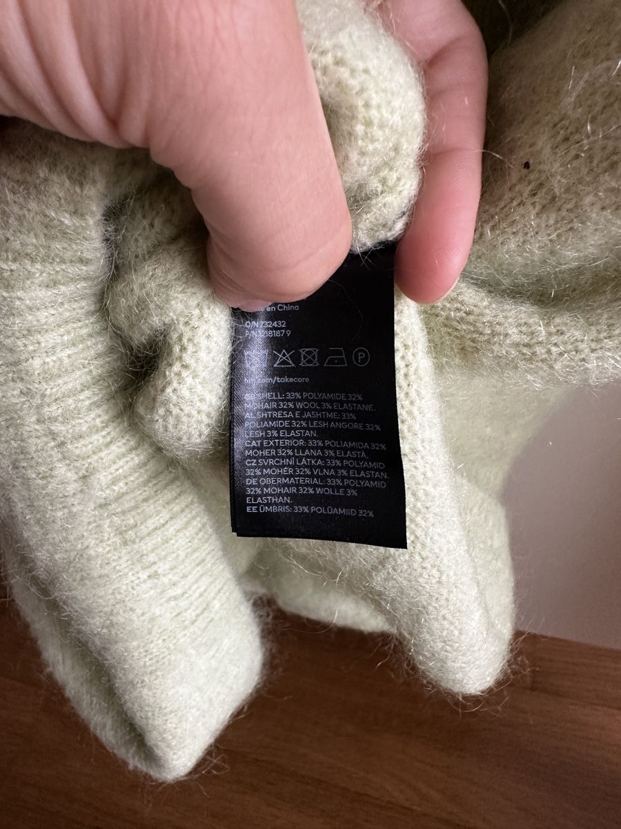 H&M Maglioni & Felpe: Mohair Pullover Lime green H&M Gr. S – Usato da Bern venduto da Tana31 3