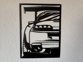 Auto Silhouette Metall Toyota Supra MK4