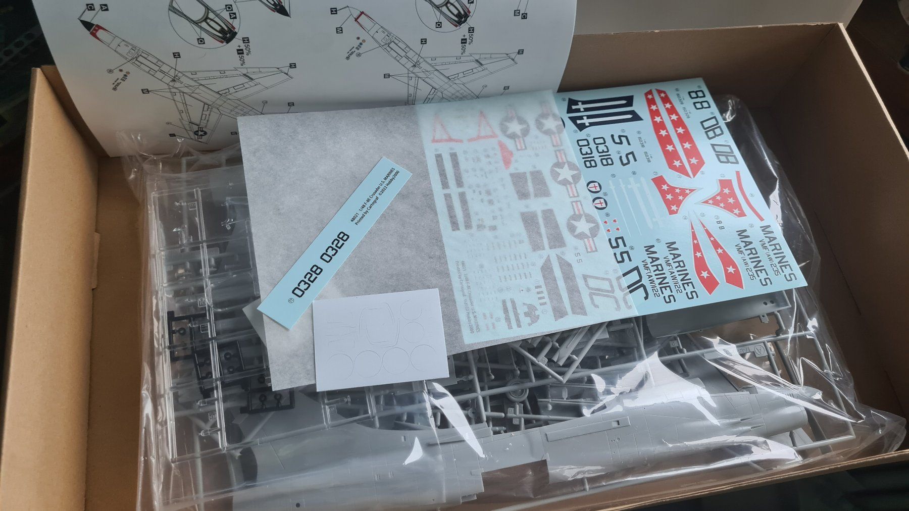 Kit di modellismo & Modellini statici: 1:48 F-8 E Crusader "Marines" - Hobby 2000 / Hasegawa – Nuovo (secondo la descrizione) da Bassersdorf venduto da jackbmw 5