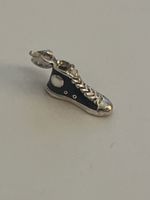 Thomas Sabo Charm Sneaker 925 Silber schwarz 3.02g neu!