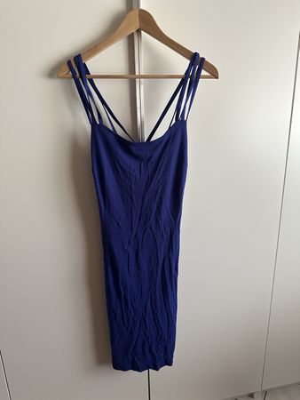 Madeleine Sommerkleid, Gr. 38, Dunkelblau, Top Zustand!