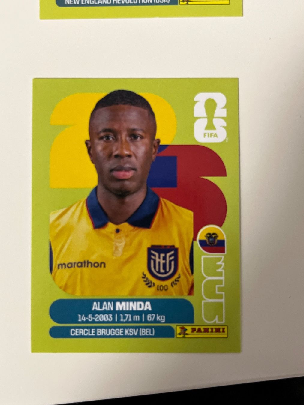 Panini Sammelbilder & Trading cards: ECU 18 Panini WM26 – Neu (gemäss Beschreibung) aus Au ZH von Paninifieber26