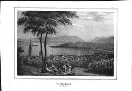 Richterswil  Lithographie 1838