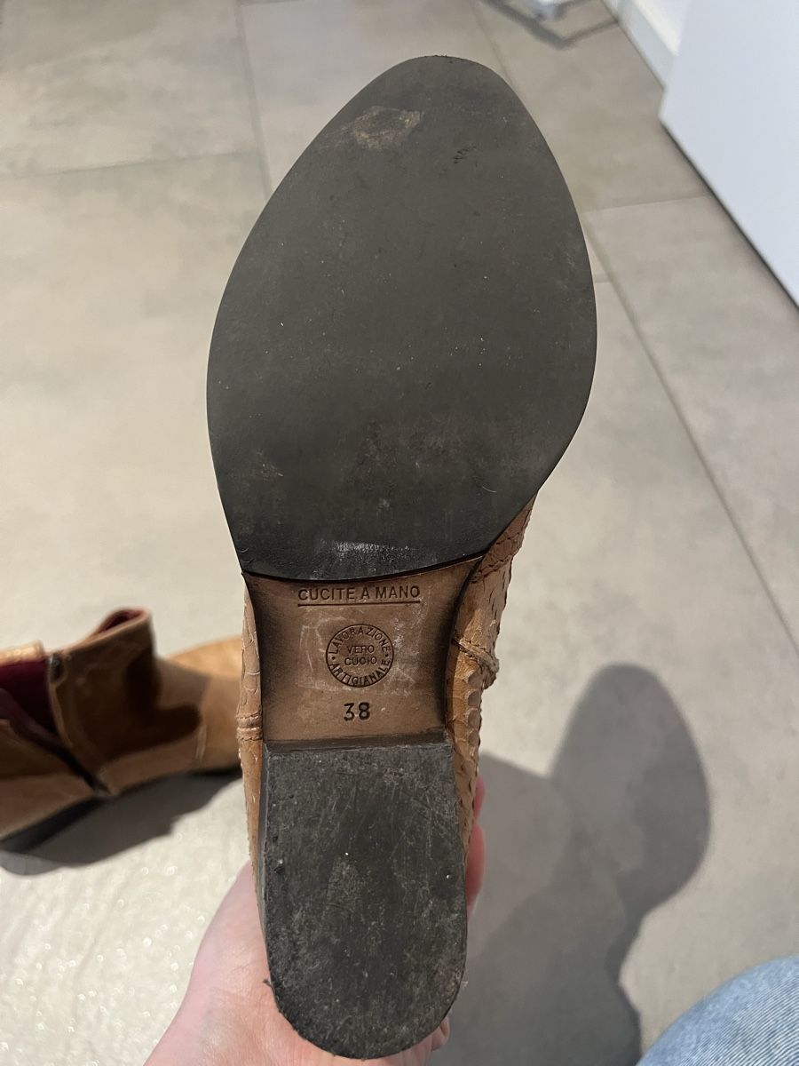Globus Scarpe da donna: Cowboystiefel / Lederstiefel Gr. 38 - Globus – Usato da Langenthal venduto da ivet7 3