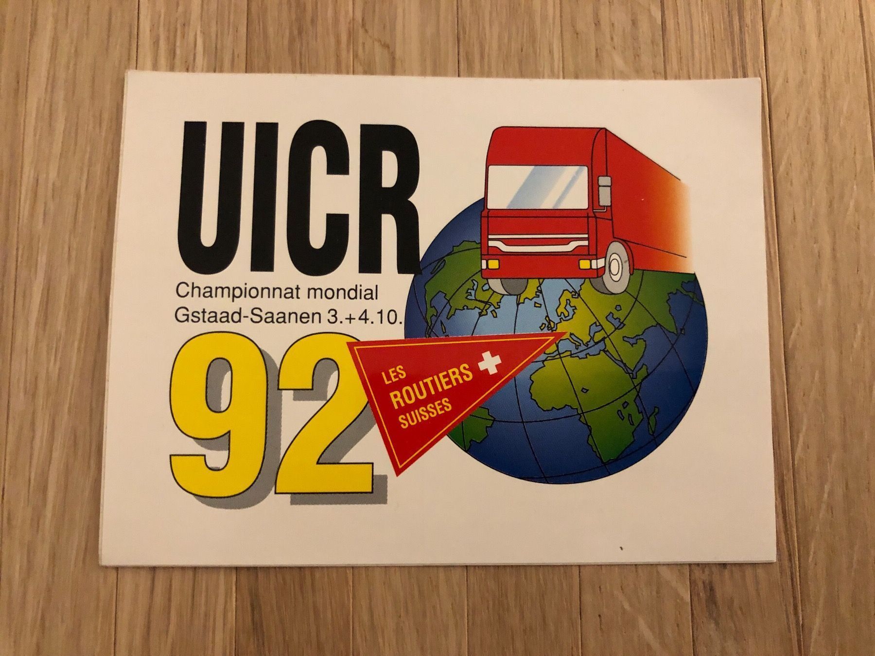 Sticker: Abziehbild, Sticker, Kleber der UICR – Usato da Winterthur venduto da mamba2021