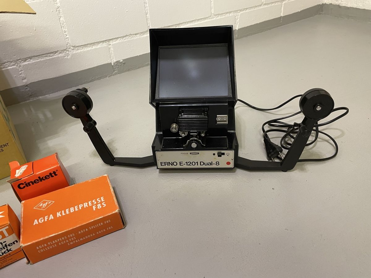 Laboratorio & Camera oscura: Erno E-1201 Dual-8 Filmschneidegerät – Nuovo (secondo la descrizione) da Eiken venduto da garanoiri 1