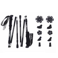 2pcs Wanderstöcke Aluminium Walking Stöcke für Damen&Herren