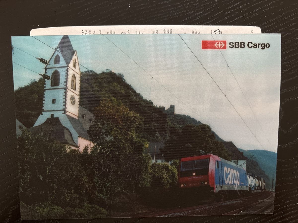 SBB/CFF/FFS Documenti: SBB CARGO LOK BILD MIT EFFEKT – Usato da Uetendorf venduto da hoisle