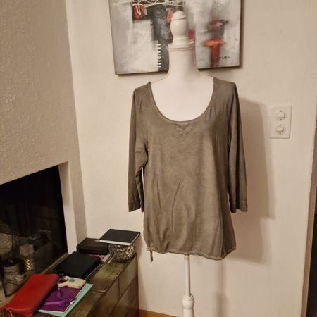 Nile Baumwoll-Shirt, Gr. XL, Vintage Look