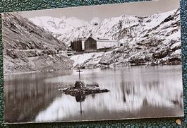 Carte postale obl. au Grand St-Bernard 1964 - verso !