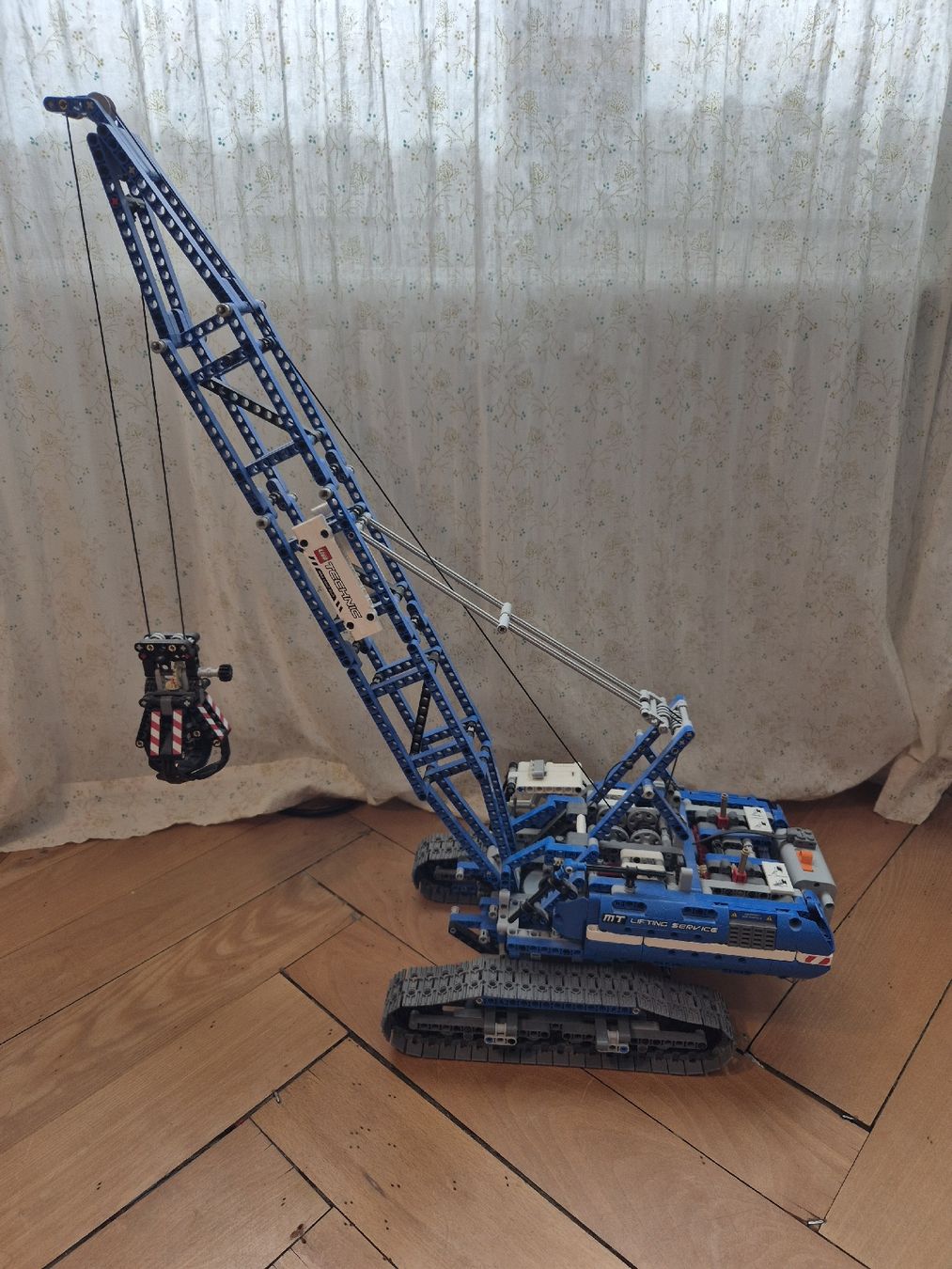 Lego Giocattoli: Lego Technic Kran blau 42042, gebrauch, funktioniert – Usato da Zürich venduto da Enila1977