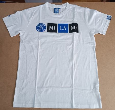 Neues Offizielles Inter Mailand T-Shirt weiss Grösse M