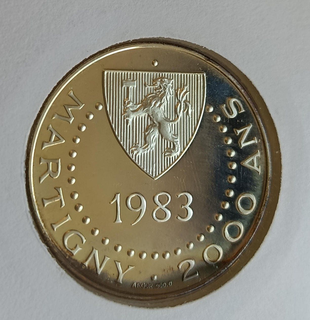 Medaglie: Numisbrief 1983 2000 Jahre Octodurus ab 1 Fr. !! – Usato da Luzern venduto da Vreneli_1 2