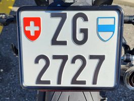 Kontrollschild - ZG 2727 (Motorrad)