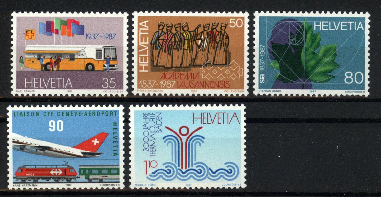 Tutti i francobolli: 1987, Sonderpostmarken I ** (2) – Usato da Willisau venduto da Vollstempel