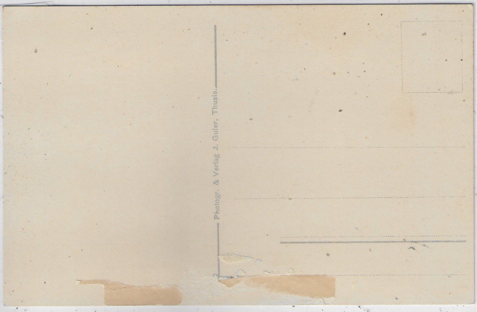 Cartoline postali: Thusis gegen die Viamala - Litho – Usato da Ettingen venduto da Kartenplanet 1