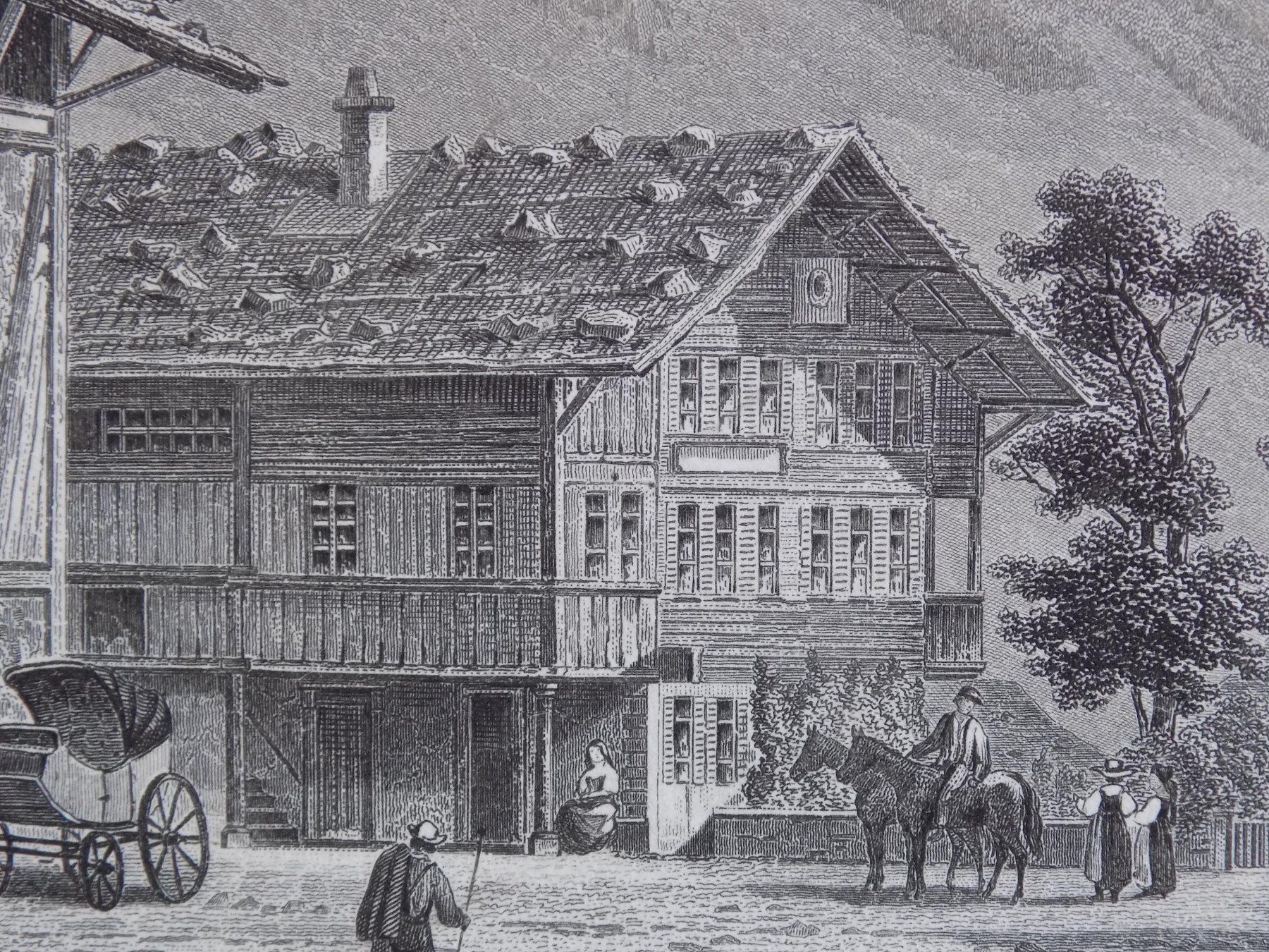 Incisioni: Zweilütschinen Berner Oberland – Usato da Risch venduto da Rischli15 9