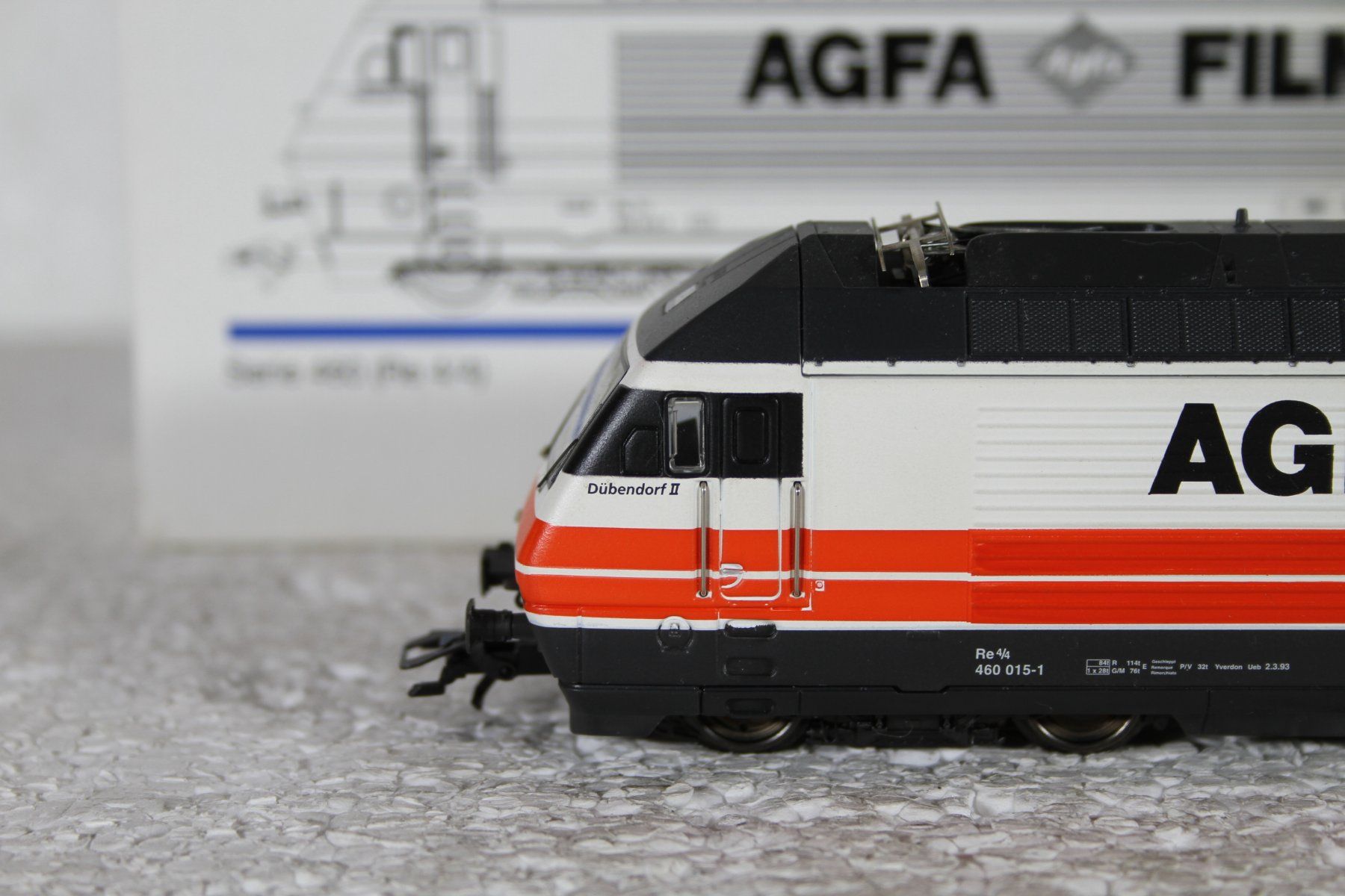 Märklin Modellini di ferrovie: Märklin 83463 SBB Re 460 Agfa – Usato da Triesen venduto da gleis8 1