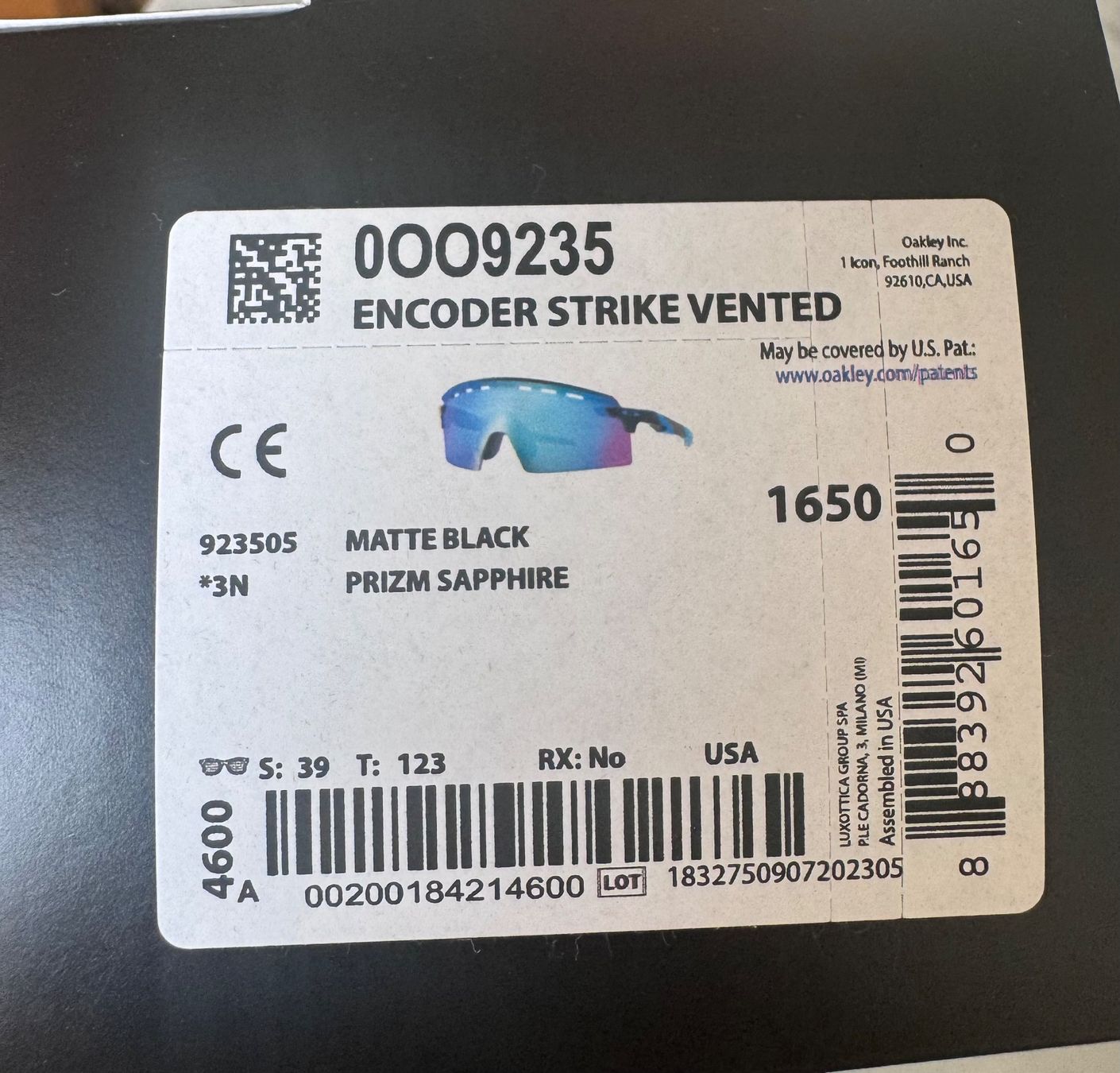 Occhiali & Lenti: Lunettes Oakley Encoder Strike Vented état comme neuves bleu – Usato da Les Avanchets venduto da Oro_Rog 2