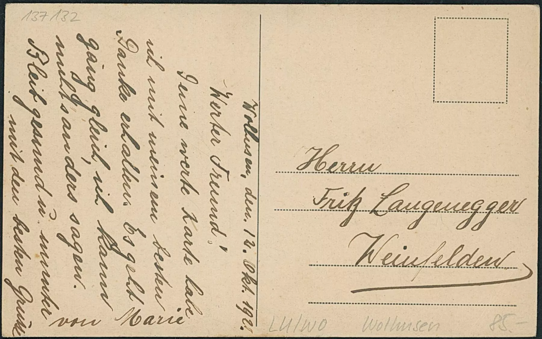 Cartoline postali: LU Wolhusen – Nuovo (secondo la descrizione) da Schindellegi venduto da leecollect 1