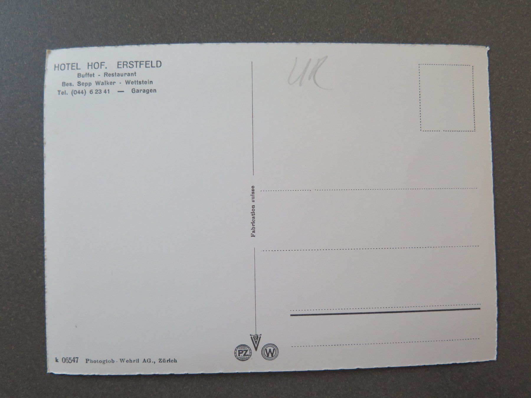 Cartes postales: ERSTFELD - HOTEL HOF – D'occasion à Wittenbach par lipasal 1