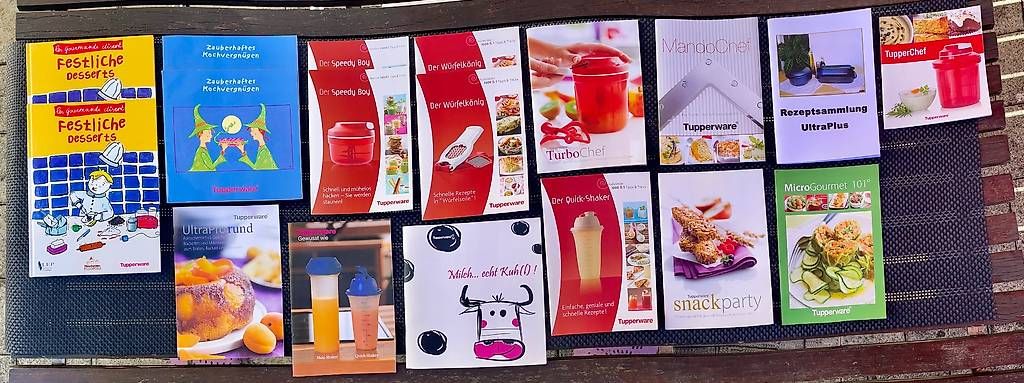 Libri: Diverse Tupperware Rezepthefte / Neu – Nuovo e nell'imballaggio originale da Jonschwil venduto da relnheaz