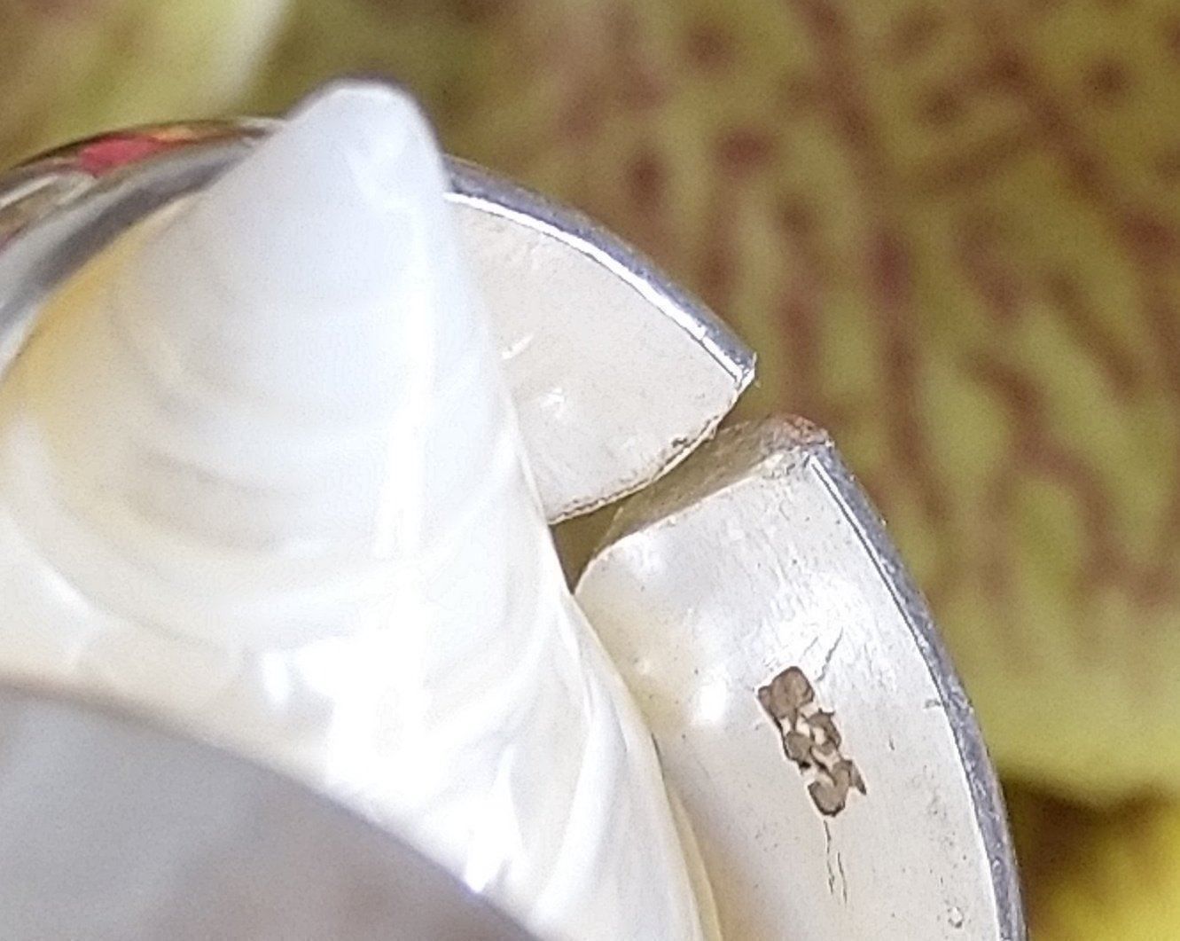 Anelli: OPERCULUM SHIVA AUGE RING IN 925 SILBER – Usato da Romanshorn venduto da BoutiqueA 5
