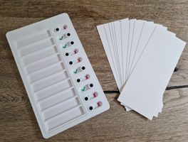 Weisse To Do Liste für Kinder NEU inkl. Ersatzkarten