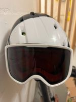 Decathlon Wedze Ski Helmet (Size M, White/Black) incl. Ski G