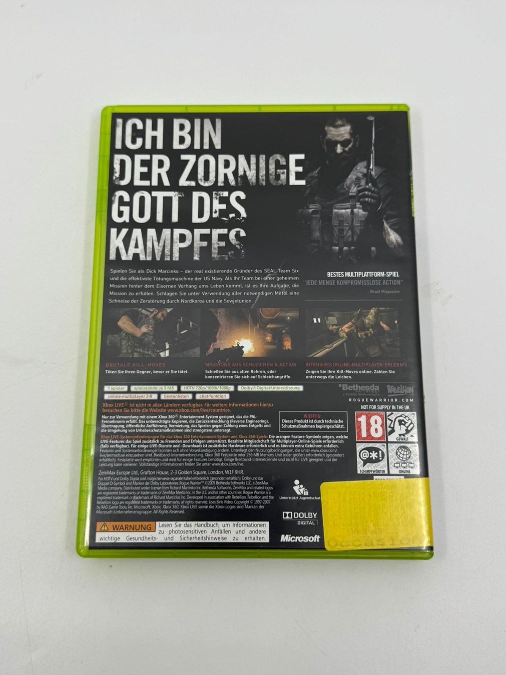 Giochi: Rogue Warrior (XBOX 360) – Usato da Herisau venduto da Seyashop1 2
