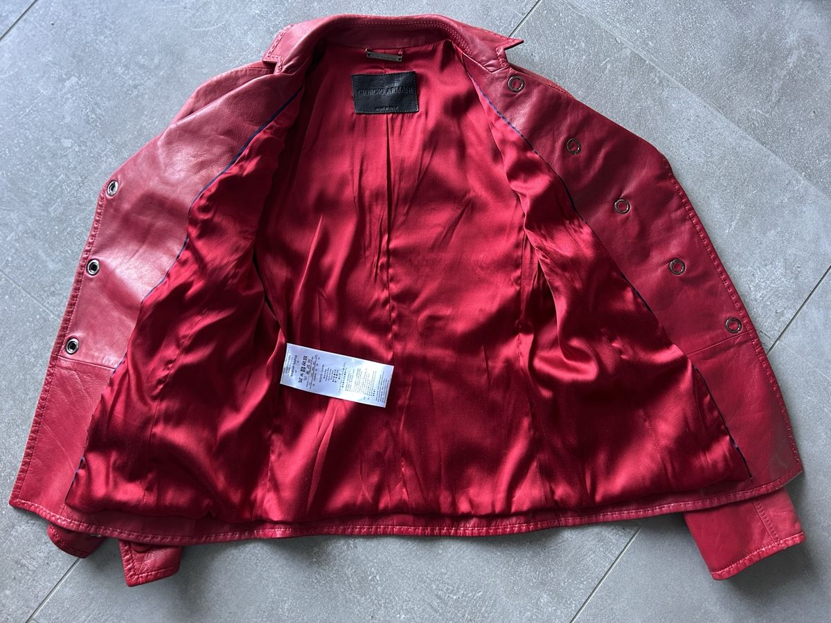 Armani Giacche: GIORGIO ARMANI LAMMLEDER - JACKE mit SEIDE – Usato da Nidfurn venduto da cejeisda 1