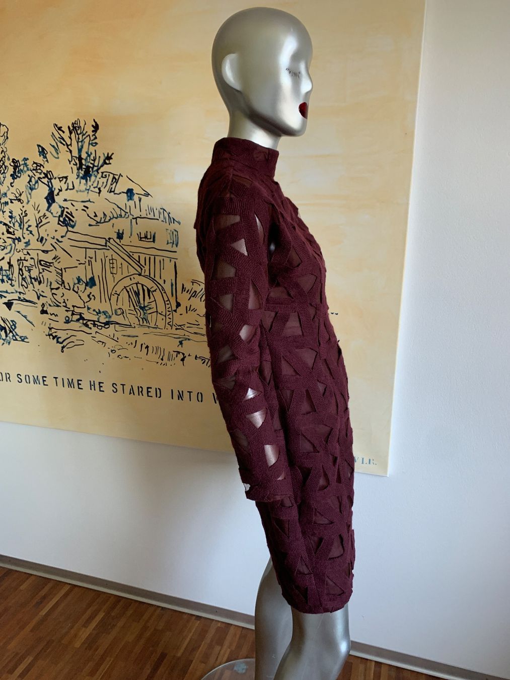 Akris Vestiti: AKRIS: Extravagantes Kleid mit Spitzen und Seidenfutter,  36 – Usato da Luzern venduto da paulablue 5