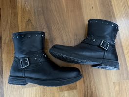 Coole Winterstiefel von Geox, Gr. 36, Schwarz, Guter Zustand