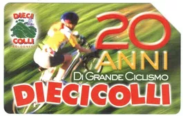 Telefonkarte Italien PF€-240 Ciclismo Diecicolli Velo