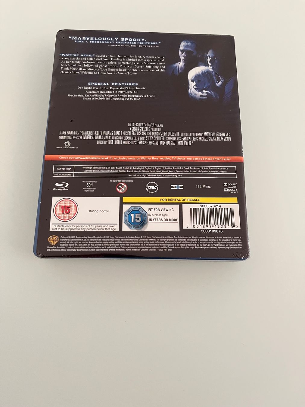 Alle DVDs: Poltergeist (Blu-Ray Disc - SteelBook) – Neu und originalverpackt aus Stabio von rao_x6pt 1