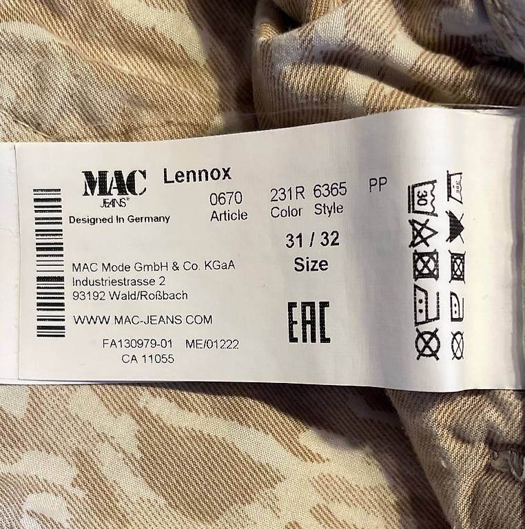 Pantaloni: Hose beige Gr. 31/32 – Usato da Zweisimmen venduto da Mikat 3