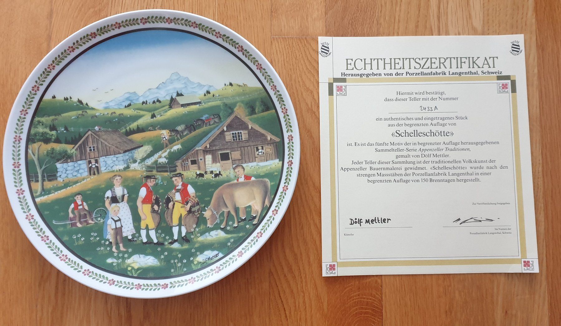 Piatti: 6 Sammelteller Appenzeller Traditionen – Usato da Schliern b. Köniz venduto da Renagrumpi 4