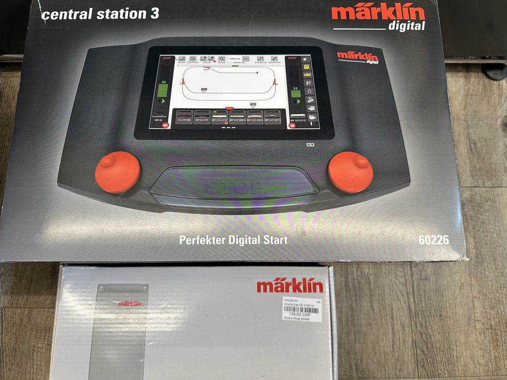 Märklin 60226 60101 CS3 Central Station 3 mit Schaltnetzteil | Kaufen ...