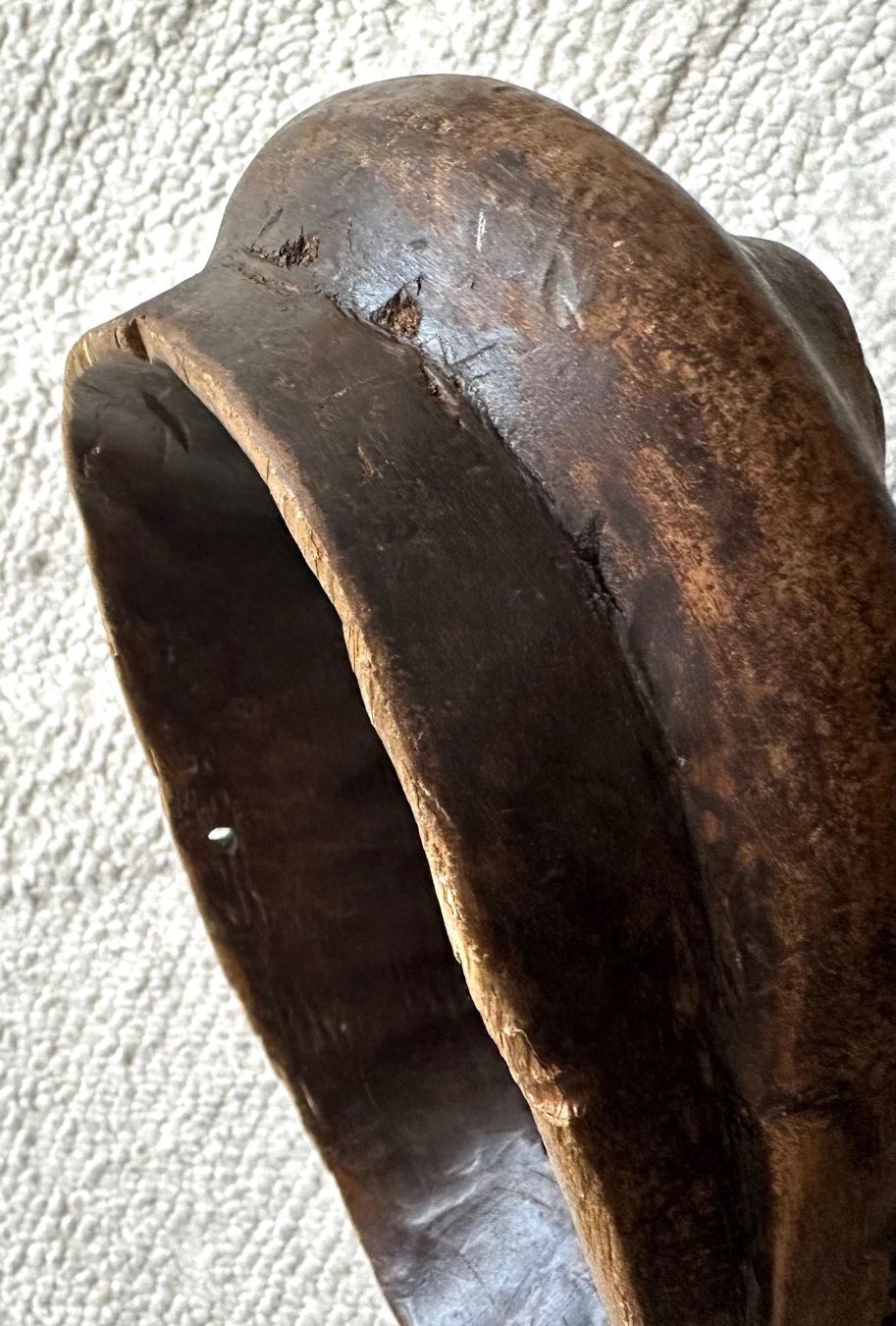 Internationale Kunst: 🔥 Masque Africain en bois sculpté /Afrikanische Holzmaske – Gebraucht aus Fribourg von Meta26 7