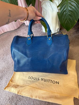 Louis Vuitton Speedy blau