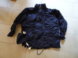 Dunkelblaue faltbare Regenjacke Gr. L - 426281