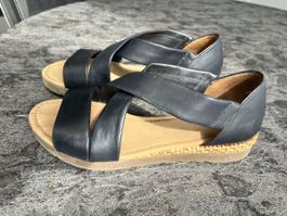 Gabor Sandalen dunkelblau Groesse 6 1/2 Damen